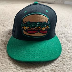 Albuquerque Isotopes Green Chile Cheeseburger hat